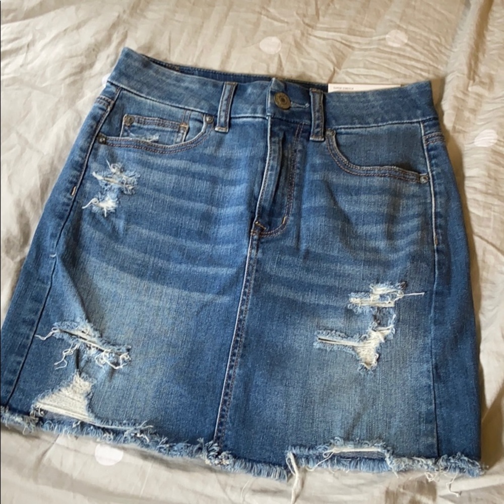 American Eagle jean skirt size 2